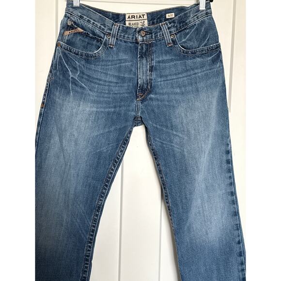 Ariat Mens M4 Low Rise Scoundrel Boot Cut Jean Size 34 x 32 Western Workwear - Picture 3 of 11